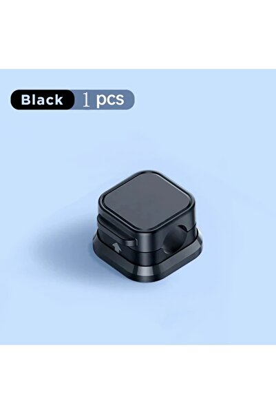 Choice5 Black 1pcs 6-3-1Pcs Organiser Adjustable Magnetic Cable Clips Cable C...
