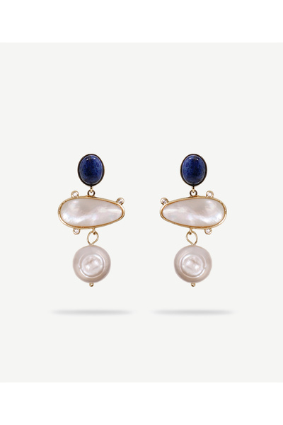 Yargıcı Pearl and Glass Bead Detailed Earrings