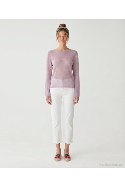 Yargıcı Regular Boat Neck Long Sleeve Sweater