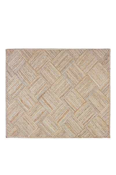 Yargıcı Soyut Desenli Jüt Dikdörtgen Halı(160x230 Cm)