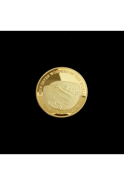 Choice4 A Seven Wonders of The World Coin Collection Gold-plated Commemorativ...