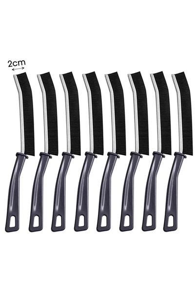 Choice4 Black- 8PC Durable Grout Gap Cleaning Brush Kitchen Toilet Tile Joint...