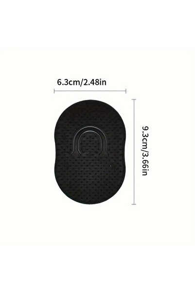 Choice black2 Multifunctional Pocket Hair Brush Small Light Palm Grip Comb Ma...