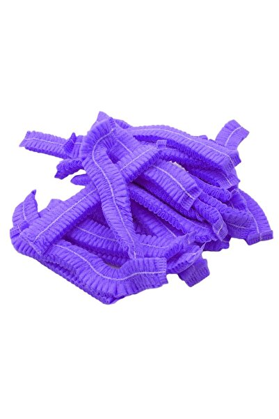 Choice3 purple 100pcs/Pack Disposable Hair Head Covers Net Bouffant Dustproof...