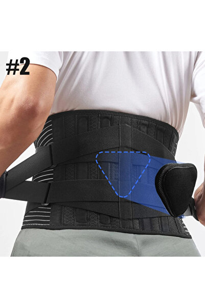 Choice8 M Type 2 - Black Tcare Sports Back Braces for Lower Back Pain Relief ...