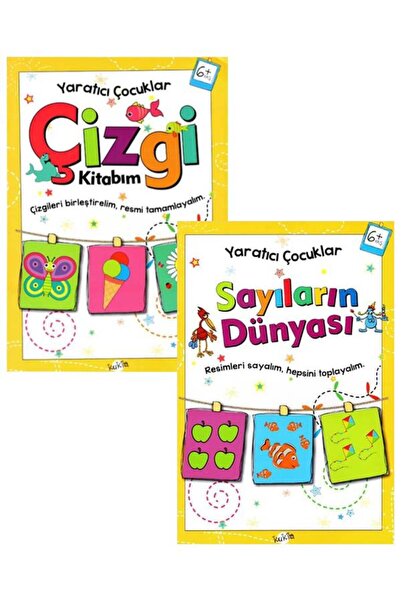 Kukla Yayınları Creative Kids World of Numbers - My Drawing Book Set of 2 (Ag...