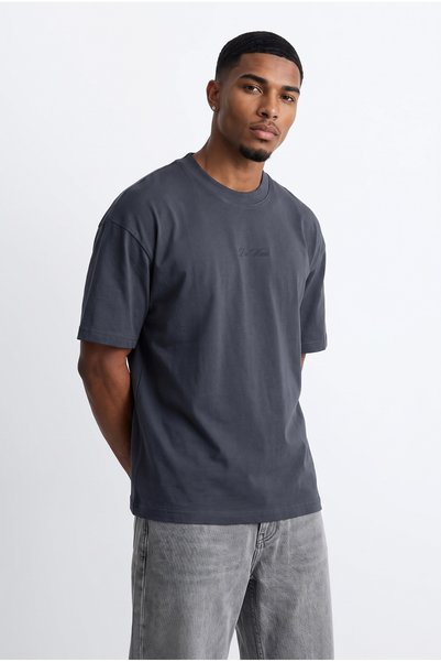 Respire Tricou oversize pentru bărbați, cu imprimeu Da Vinci Cina cea de Taină, afumat