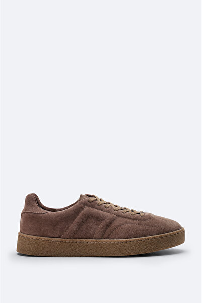 Avva Men's Brown 100% Leather Casual Shoes A61Y8007