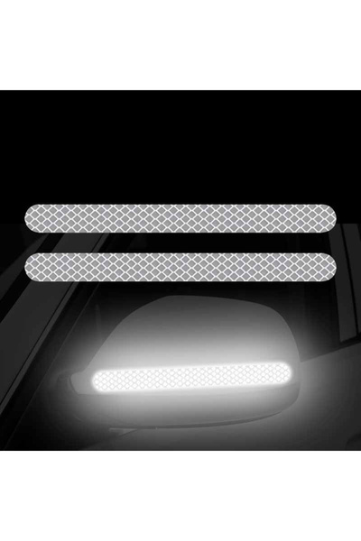 Choice3 WHITE Universal Car Rearview Mirror Reflector Safety Strip Stickers A...