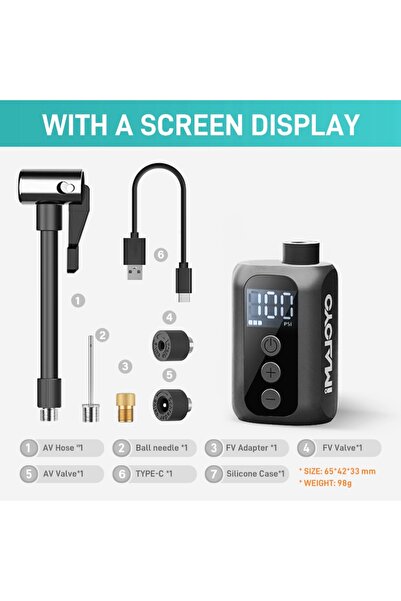 Choice A5S CYCLAMI 100 PSI High Pressure With Screen Mini Pump Portable Pocke...