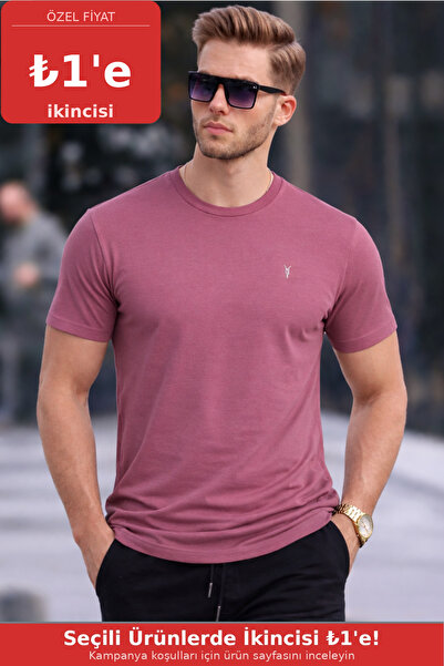 COMBİNE MİCHAİL Tricou cu mânecă scurtă din bumbac 100%, slim fit, pentru băr...