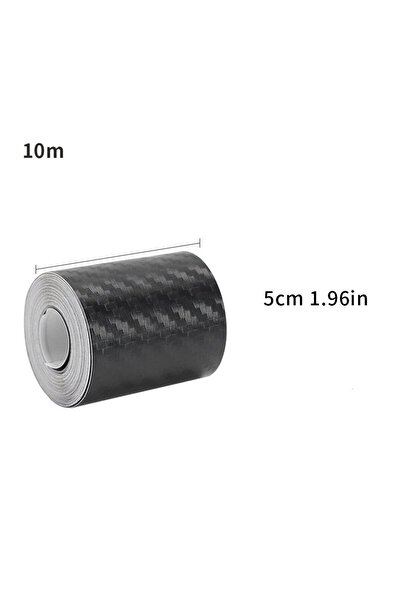 Choice 5CM X 10M Nano Carbon Fiber Car Body Film DIY Paste Protector Strip Ca...