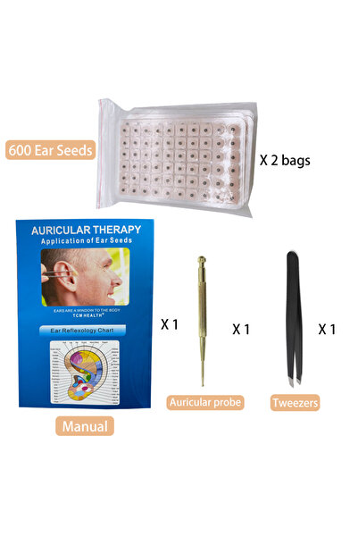 Choice مجموعة واحدة من أدوات الوخز بالإبر للأذن 4 في 1، تحتوي على 1200 قطعة، ...