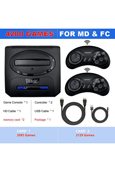 Choice4 4200 EN Games VILCORN Video Game Console For Sega Mega Drive Genesis ...