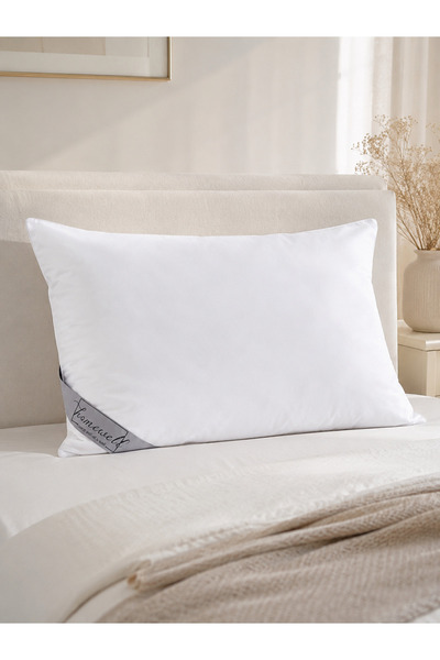homewell Beyaz %100 Saf Yün Yastık 50x70 cm Hipoalerjenik Ekstra Kılıflı