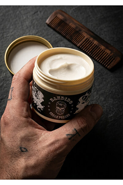 BANDİDO Cream Pomade 125 ml / Hafif Ve Orta Tutuşlu Parlak Doğal Görünümlü Sa...