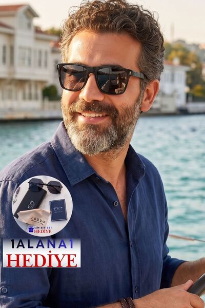Lozzo Erkek Polarize Kare Güneş Gözlüğü 23041 c2 p