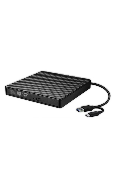 Choice black 2 in 1 USB 3.0 Type C External DVD RW ROM CD Player Writer Reade...