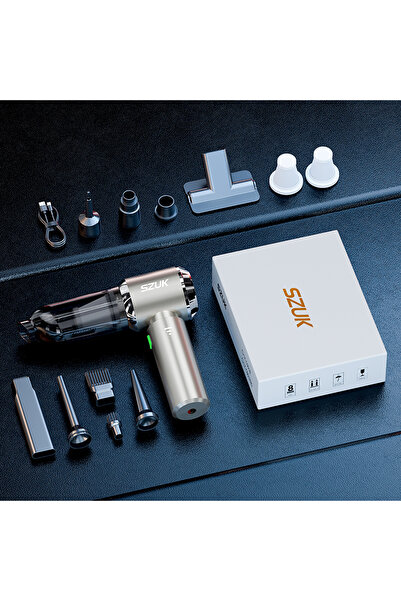 Choice Max Silver 2hapa SZUK C012MAX Car Vacuum Cleaner Strong Suction Cleani...