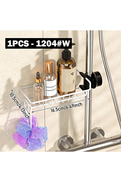Choice 1204-W Easy to Install, Bathroom Shower Area, Soap Rack, Shampoo and S...