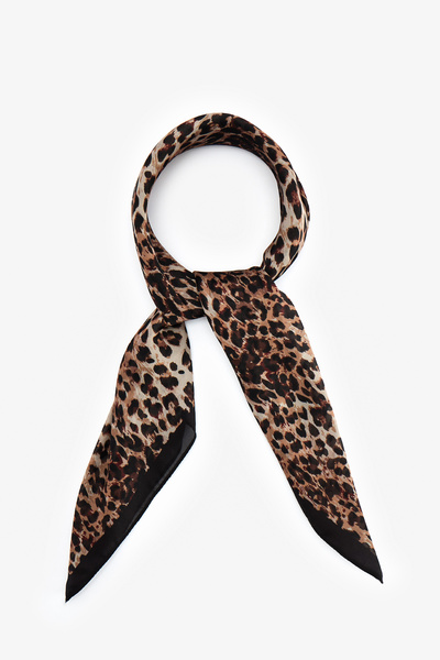 Penti Brown Leopar Bandana
