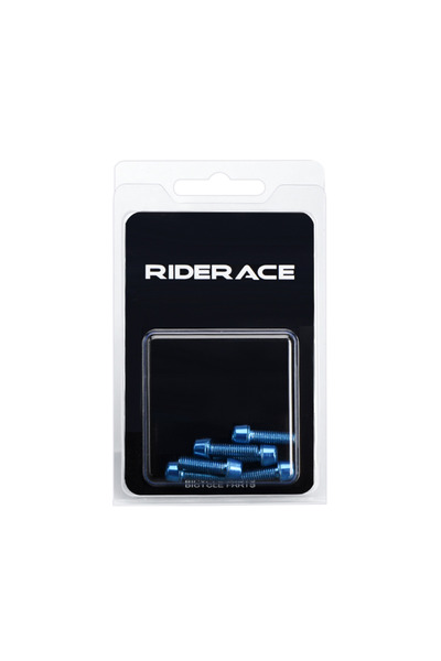 Choice Blue 6pcs/set Bicycle Handlebar Screws Titanium-plated Colorful Steel ...