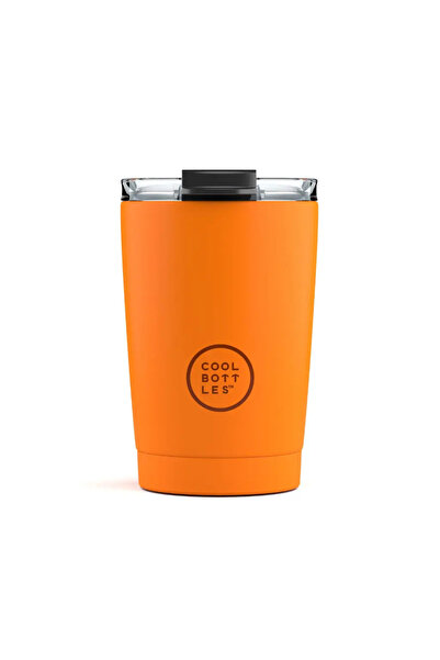 Cool Bottles The Tumbler Vivid Orange Thermos Cup 330 ml