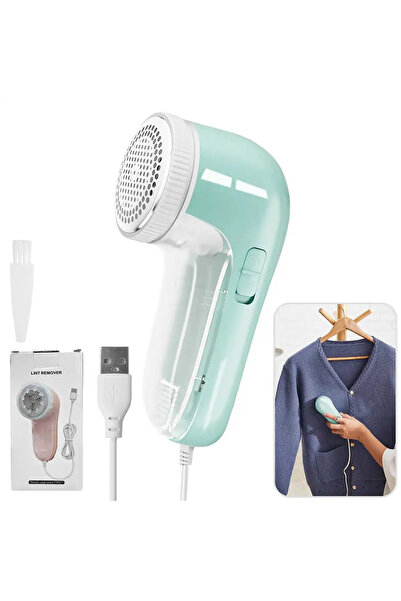 Choice1 Green Household Clothing Shaver Fabric Remover USB Electric Fluff Por...