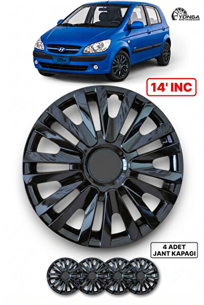 YONGA OTO AKSESUAR HYUNDAİ GETZ 14 INC Jant Kapağı Kırılmaz 4 adet, Amblem ve...