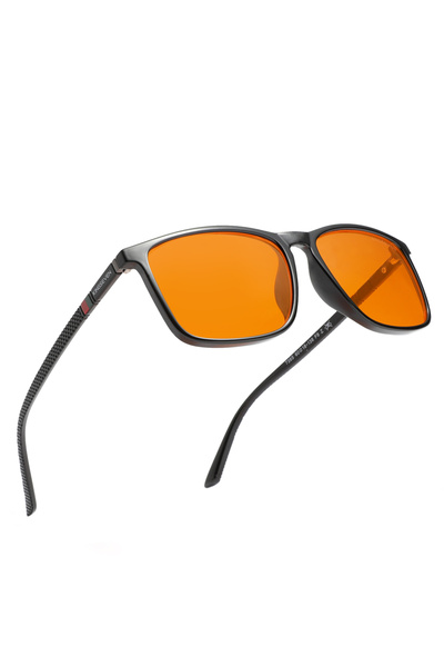 Choice6 Bright Black 99 KINGSEVEN Blue Light Blocking Glasses Men/Women Compu...