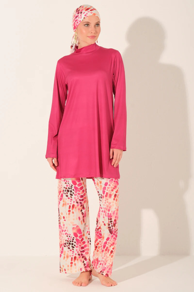 ALFASA 26612 Women's Long Sleeve Hijab Swimsuit