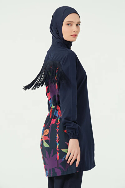 ALFASA Hijab Swimsuit with Tassel Decoration on the Back