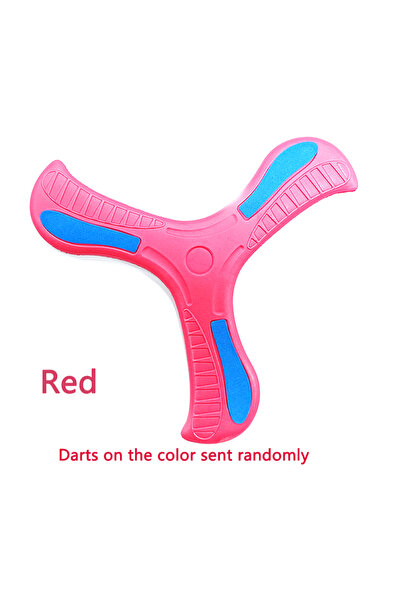 Choice Red Random Boomerang Toy Three-leaf Cross Outdoor Flying Disc Games Ad...