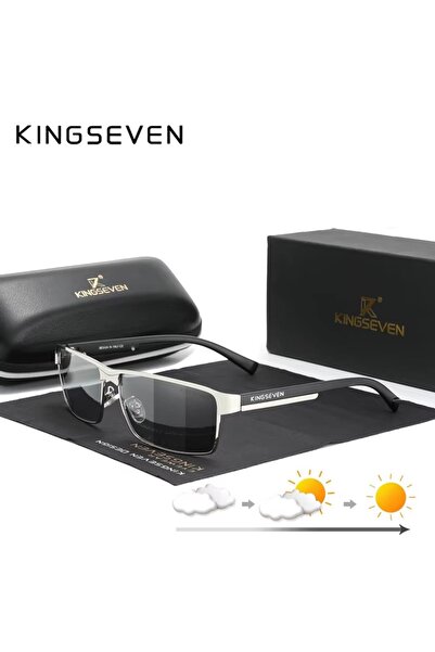 Choice4 Silvery Photochromic KINGSEVEN Men Polarized Sunglasses Driving UV400...