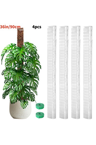 Choice4 36in-90cm-4pack 24/36/48Inch Climbing Plant Water Moss Column Indoor ...