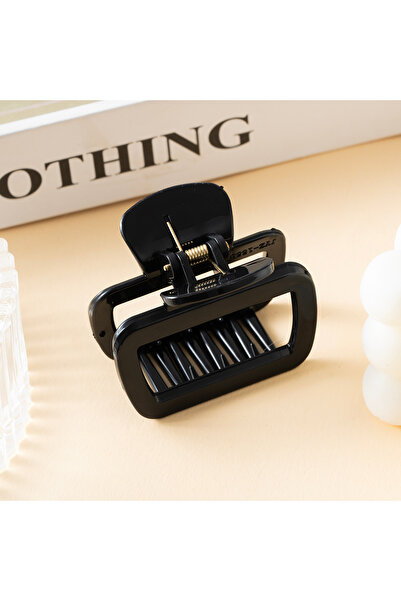Choice5 2 black 6.2cm New Korea Soft Silicone Square Hair Claw Grabs 6.2CM Sm...
