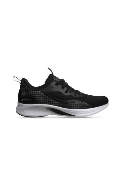 MP PREMIUM Lace-Up Black-White Sneakers