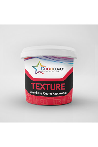 DecoBoya Deco Texture Grenli Silikonlu Dış Cephe Kaplama Boya 24 Kg Tüm Renkler