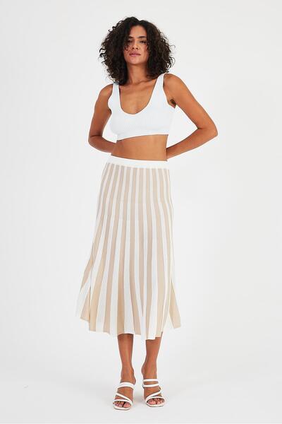 ALEXANDERGARDI Plissed Tricot Skirt(A92496-S)