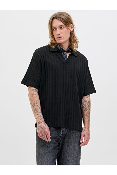 Jack & Jones Πλεκτό πόλο μονόχρωμο