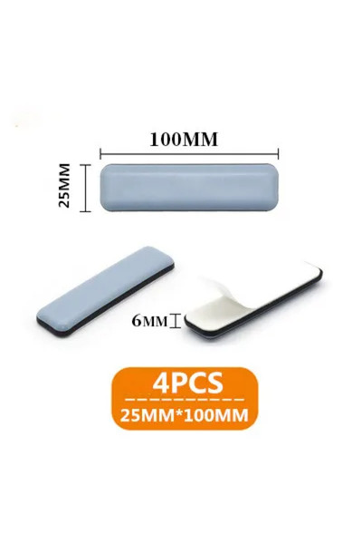 Choice 24x100mm 4pcs 4pcs/set Furniture Leg Slider Pads Anti Scratch Easy Mov...