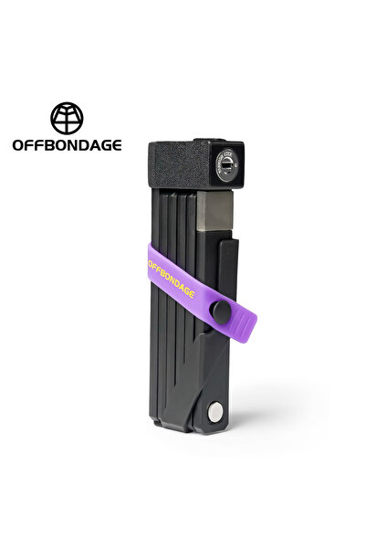 Choice black OFFBONDAGE Bicycle Folding Lock Security Durable Anti-Theft Scoo...
