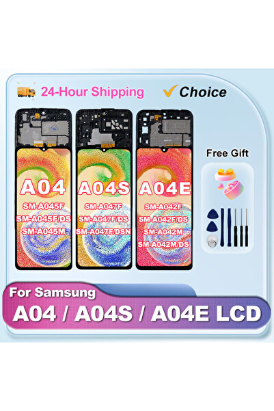 Choice3 شاشة لمس رقمية (ديجتايزر) جديدة بدون إطار A04S A045 لشاشات A04 LCD A0...
