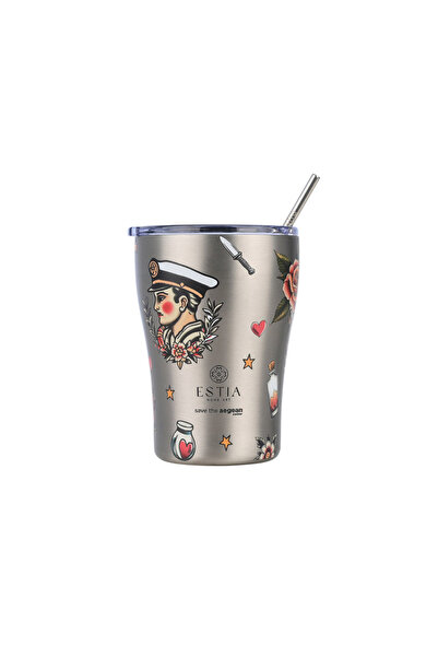 estia ΚΟΥΠΑ ΚΑΦΕ STA 350ml 01-31770 Ασημί