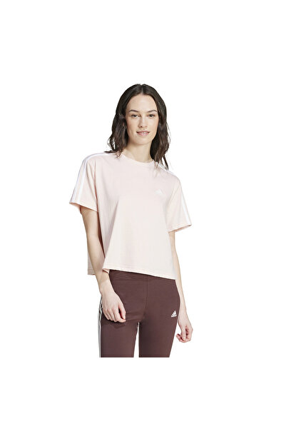 adidas Αθλητικά ρούχα W 3S CR TOP IY4227 Ροζ L