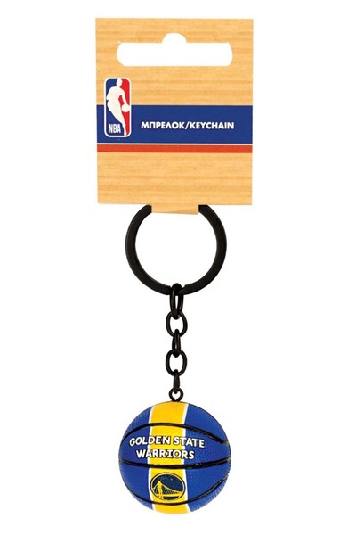 NBA 3D ΜΠΑΛΑ (558-50512) 558-51512-GOLDEN STATE WARRIOR Βασιλικό Μπλε