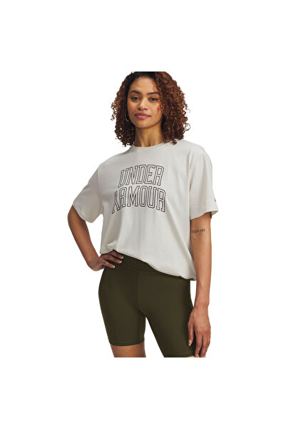 Under Armour RIVAL OS CAMPUS TEE 6007883-110 Εκρού