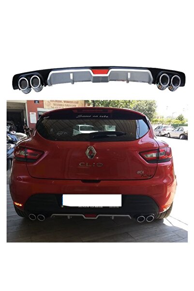 Genel Markalar Renault Clio 4 Difüzör Arka Tampon Eki 4 Egzoz Çıkışlı