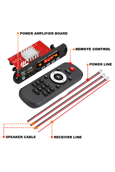 Choice 60W 60W 50W 40W Amplifier Bluetooth 5.0 DIY MP3 WAV Decoder Board DC 1...