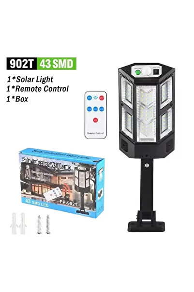 Choice 43 SMD New Solar Lamp 55LED Outdoor Sunlight Motion Sensor Remote Cont...
